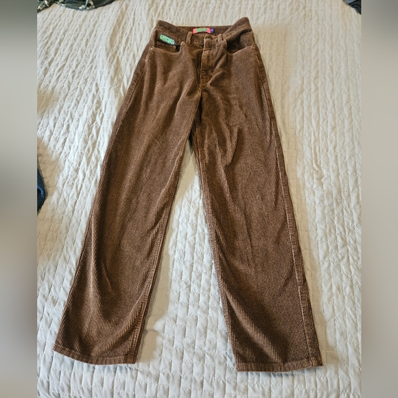 Empyre Pants - Empyre Pants Womens Size 4 Brown Corduroy High Rise Tori Relaxed Skater Y2K